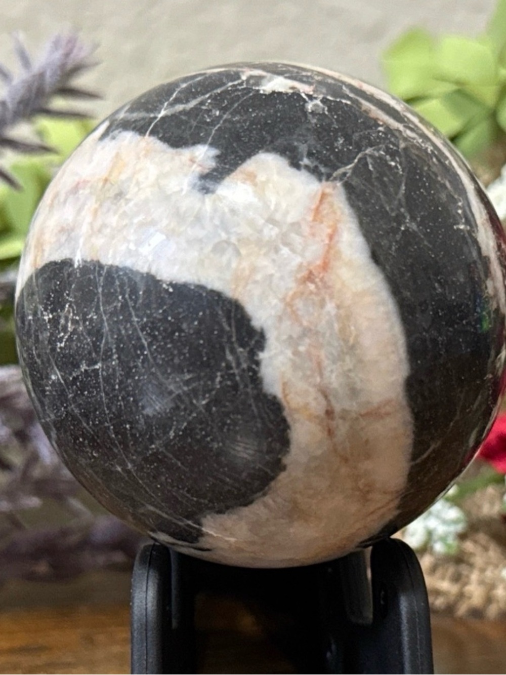Zebra Calcite Sphere